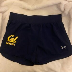 Under Armour Women's Navy Blue Cal Berkeley Basketball Shorts